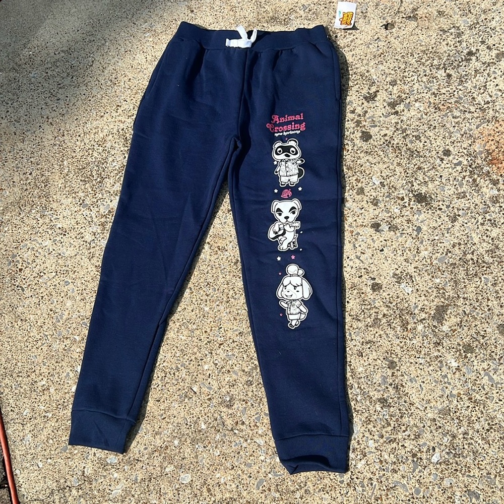 Animal Crossing joggers NWT  girls 10/12